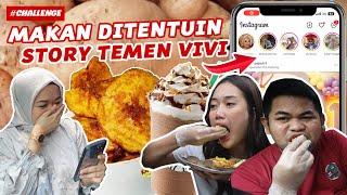 MAKAN DITENTUIN STORY TEMEN VIVI !! MAKANAN DIET SAMPE BERLEMAK ADA SEMUA !!