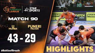 The Maha Derby 2.0 belongs to U Mumba | HIGHLIGHTS | #ProKabaddiOnStar 2024