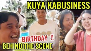 BEHIND THE SCENE SA BIRTHDAY NI KUYA | @kabusinessofficial @PapadinzTV | ELVIE VLOGS FAMILY