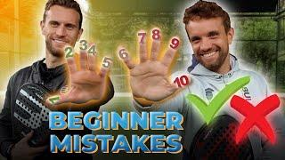 DO NOT Make These 10 MISTAKES as a NEWBIE! | ThePadelSchool.com