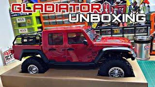 UNBOXING AXIAL SCX10 iii GLADIATOR READY TO RUN RC CRAWLER