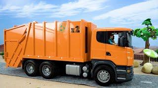 City Garbage Truck videos~! BIBO TOYS