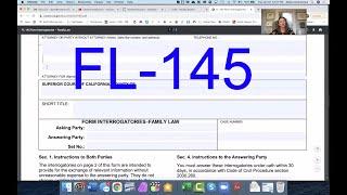 Form-Interrogatories - FL-145, Diana Romanov, Best Divorce Attorney 2021, San Francisco, CA