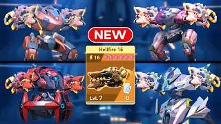 NEW WEAPON Hellfire 16 - Paragon, Panther, Deathwalker, Outlaw - Mech Arena