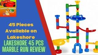 Lakeshore 45 Piece Marble Run Review | New Marble Run Parts | LeviCPC Marbles
