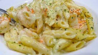 Creamy Shrimp Alfredo Pasta Recipe | White Sauce Recipe | Pasta Recipes