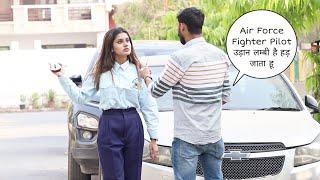 Indain Air Force Fighter Pilot उड़ान लम्बी है prank || Vivek golden