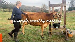 A Simple Country Morning  Homemaking + Farm VLOG