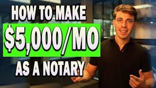 How To Make MONEY As A Notary! (Step By Step 2024)