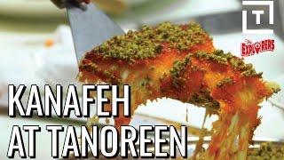 Knafeh at Tanoreen NYC, Middle Eastern Dessert Pizza With a Twist || Explorers