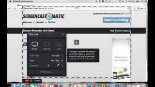 How to Make a Screencast with Screencast-o-matic.com