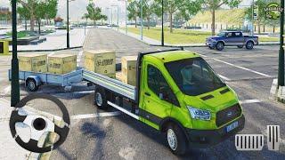 Yeşil Kamyonet ile Yük Taşıyoruz - Truck and Logistics Simulator #5 - Gameplay FHD