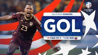 GOL de Salomón RONDÓN | Venezuela 1-1 Canadá | CONMEBOL Copa América USA 2024™