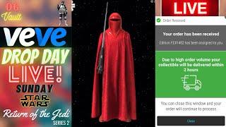 VeVe Drop Day LIVE - Star Wars Return of the Jedi Series 2 Digital Collectibles NFTs Drop! Troopers!