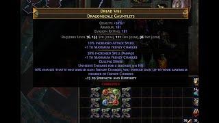 [Path of Exile] Crafting +2 Frenzy Charge Gloves