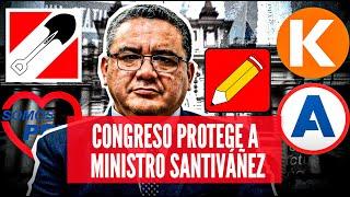 Juan Santiváñez es protegido por el Congreso #HNEWS