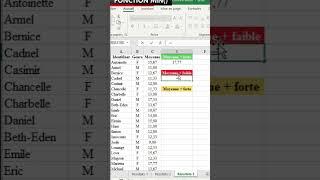 Microsoft Excel | Trois Fonctions à absolument connaître sur Excel #short #astuceexcel #excel