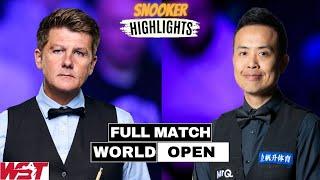 Ryan Day vs Marco Fu Full Match Highlights | World Open Qualifiers Snooker 2024 