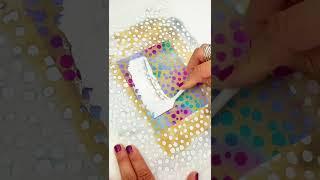 Creating the base layer of my card. #stencil #greetingcard #diycrafts #shorts #ink #card #papercraft