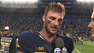 One-on-one: Jake Butt with Brad Galli after Michigan's win over Wisconsin