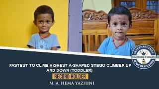 FASTEST TO CLIMB HIGHEST A SHAPED STEGO CLIMBER UP AND DOWN (TODDLER)