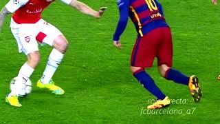 Jordi Alba nutmeg - Barcelona vs. Arsenal (16/03/2016) HD 720p