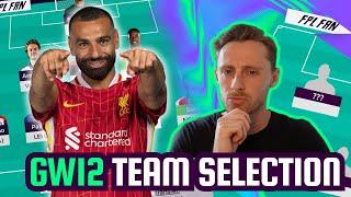 FPL GW12 TEAM SELECTION I CAPTAIN PALMER or SALAH? I Fantasy Premier League 24/25