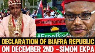 E DON SET  Simon Ekpa To Declare Biafra Republic On 2nd December