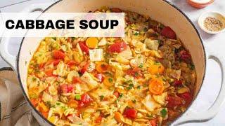 Mediterranean Cabbage Soup | Detox Cabbage Soup Recipe (Mediterranean Diet)