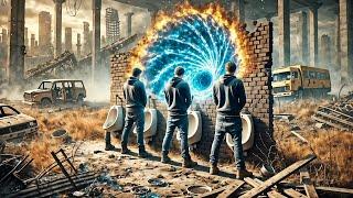 Трое друзей решают сходить в туалет и оказываются в будущем, где они богаты и знамениты