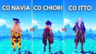 Who is the BEST GEO DPS?? Chiori vs Navia vs Itto ! [ Genshin Impact ]