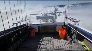 WESTGATE CAMCRAFT FORMULA doing over 120 km/h with twin 350HP Suzuki Outboards...INSANE and SCARY!!!