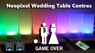 ESP8266 + Neopixel Wedding Lights controlled via a PI