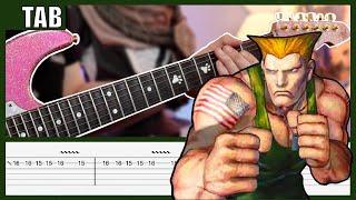 [TAB] Street Fighter - Guile Theme Cover | Guitar Tab | Lesson | Tutorial