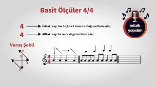 Basit ölçüler 4/4 Ritim Kalıbı