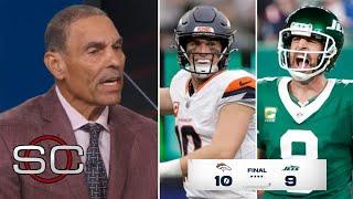 ESPN SC | "Aaron Rodgers is so AWFUL! washed up" - Herm Edwards RIPS Jets' QB after loss to Broncos