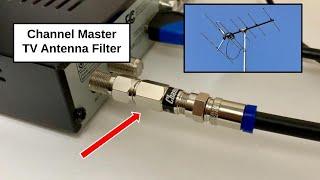 Channel Master High Pass TV Antenna Filter - Eliminate RF Interference below the TV Frequency Band