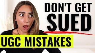 BIGGEST UGC MISTAKES | Avoid this when creating User Generated Content...