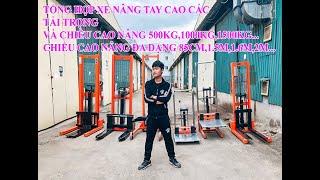 Tổng hợp các dòng xe nâng tay cao được sử dụng nhiều nhất trên thị trường