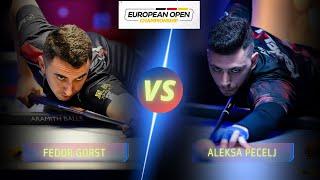 FEDOR GORST VS  ALEKSA PECELJ | 2024 EUROPEAN OPEN #billiards #9ballpool #highlights