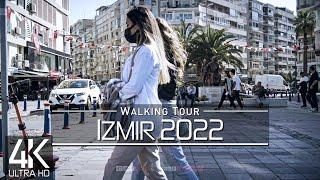 【4K 60fps】 VIRTUAL WALKING TOUR:  «Izmir - Turkey 2022»  ORIGINAL SOUNDS  NO COMMENT  ASMR