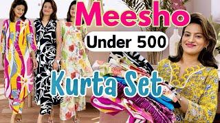 Meesho Kurti Set Haul l Kurta Set Meesho l Cotton Kurta Set #meesho #kurtaset #kurti #affordable