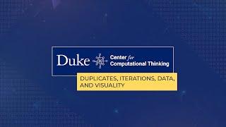 Duplicates, Iterations, Data and Visuality