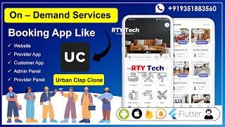 Make Handyman Home Service Booking App| Build handyman Services App Like urban clap #RTYTechServices