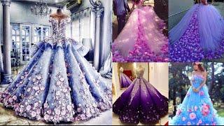 Wedding Flower Princess Dress / Luxury Wedding Dress