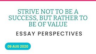 BY VINAY KUMAR G B: Essay Perspectives 09 August 2020