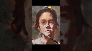 how to paint portrait (impasto painting techniques)