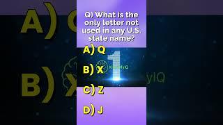 "Only ONE Letter Is Missing from US State Names! "