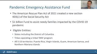 OFA Webinar: Using the Pandemic Emergency Assistance Fund - Tribes