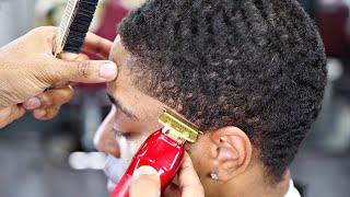 *FULL LENGTH* HAIRCUT TUTORIAL: HIGH TAPER | 2 WITH THE GRAIN | STEP BY STEP